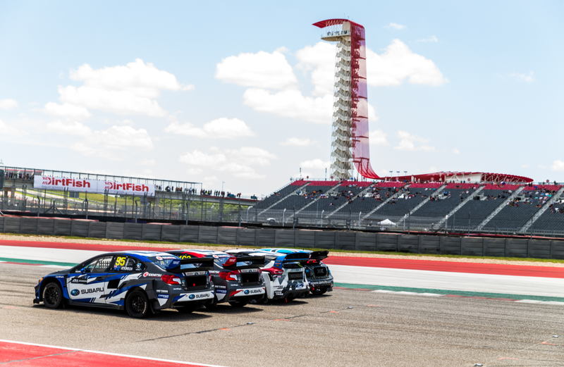 Illustration for article titled Americas Rallycross Cooked In The Texas Heat During Its First Race In Austin